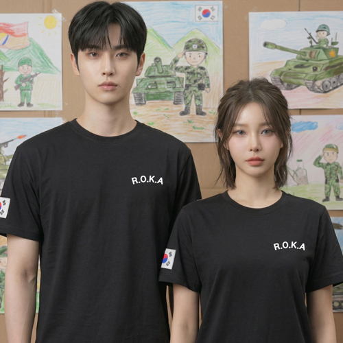 로카 블랙 면티셔츠